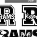 Rams Mascot SVG Pack, Rams School Png, Rams School Mascot Art, Coach ...
