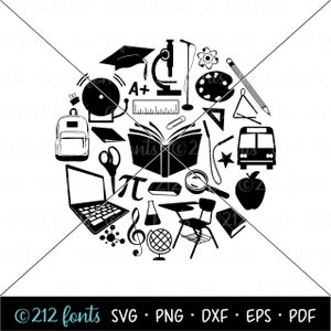 Koło szkolne SVG, Nauczyciel Png, Dyrektor SVG, Sztuka nauczyciela szkolnego, Grafika szkolna, Nauczanie Plik do cięcia, Koło szkolne SVG, Ikony szkolne SVG