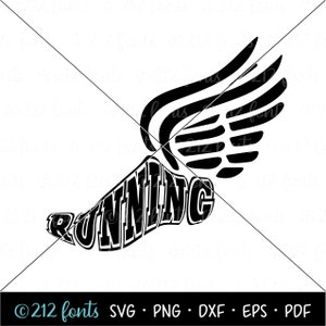Chaussure de course art numérique cross-country Png Jpg Svg format numérique marathonien JPG course graphique piste coupe fichier coureur chaussure DXF