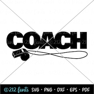 Coach Whistle Clip Art SVGs, Coach PNG Jpg eps, Digital Coach Graphics, Coach Whistle Graphic, Coach Cut File, Coach Silhouettes DXF