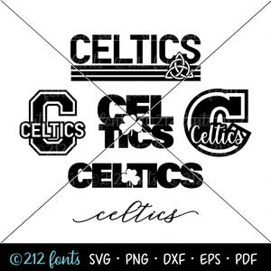 Celtics Mascot SVG Pack, Celtics School Png, Celtics svg, School Mascot Art, Team Graphic, Team Cut File, Celtics Team SVG, Celtics Word Art