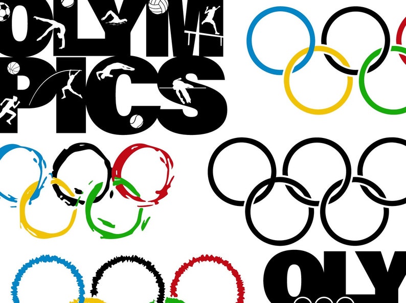 Olympics Rings Graphics Png Jpg and SVG Format Digital Etsy