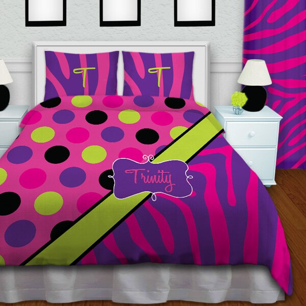 Polka Dot Zebra Etsy