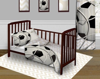 Soccer Crib Bedding Etsy
