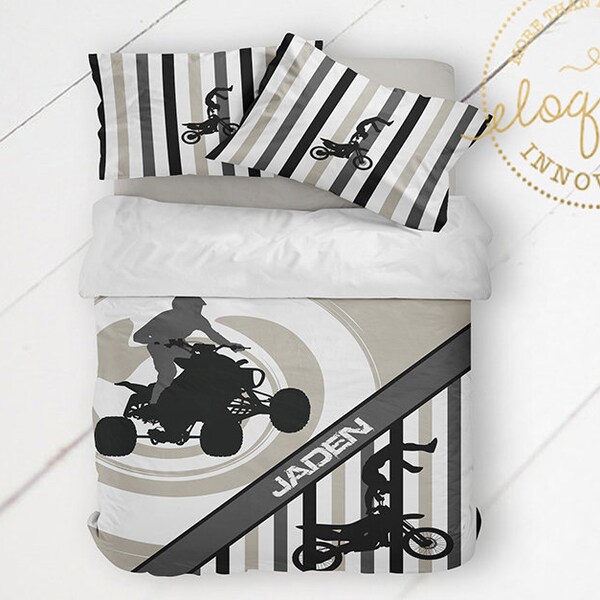 Dirt Bike Bedding Etsy