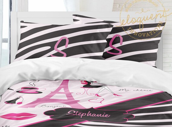 girls zebra bedding