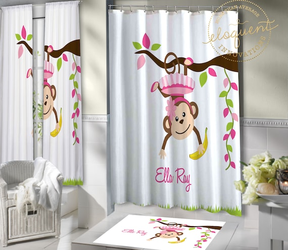 Baño de Cortina de ducha para niños Etsy España