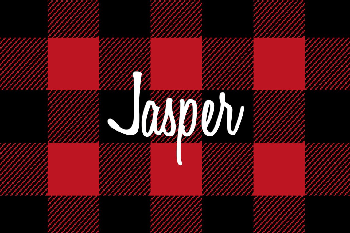 Christmas Shower Curtain Kids Lumberjack Red Plaid Themed Etsy