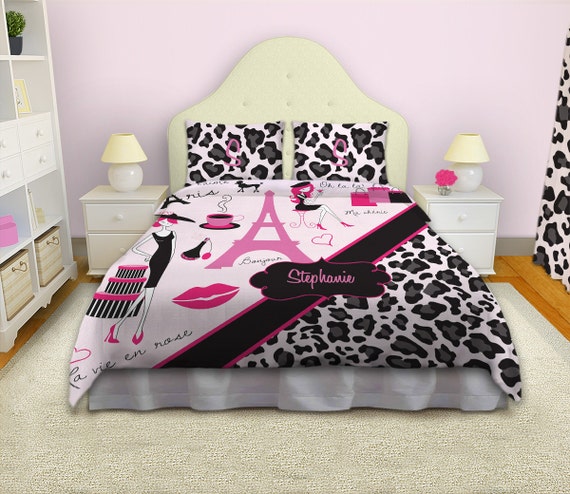 Kids Bedding Sets Kids Bedding Cheetah Print Comforter Set Paris Bedding Paris Theme Bedding King Queen Full Twin Xl Size 15