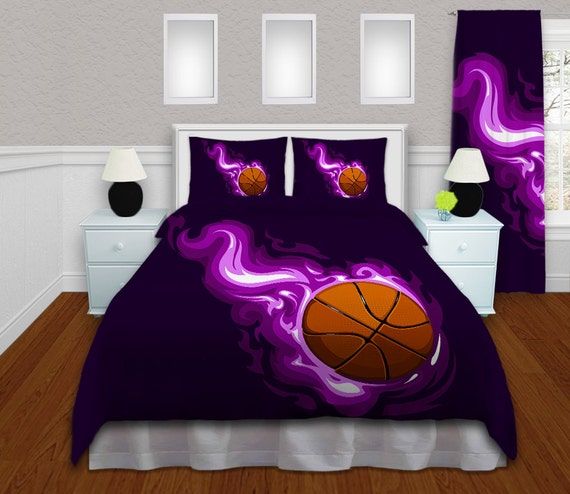 Basketball Comforter Girls Basketball Bedding Basketball Bedding For Kids Purple Sports Comforters Sports Themed Bedding 200