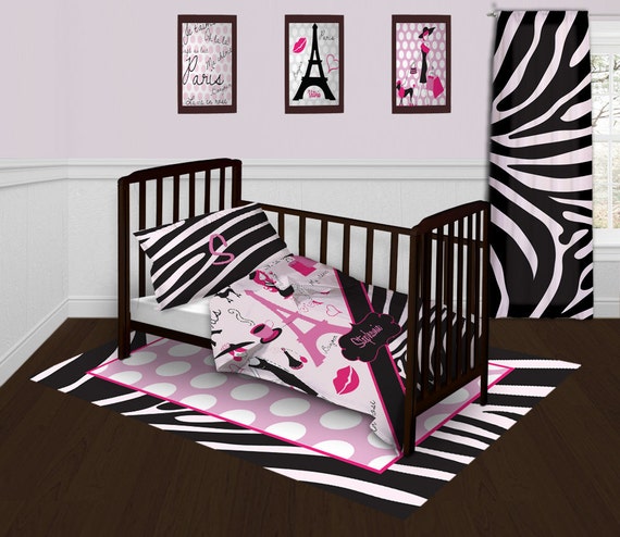 Bedding Set Toddler Zebra Print Comforter Baby Bedding For Etsy