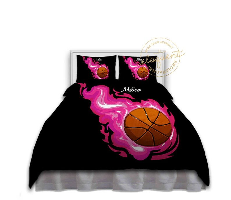Basketball Comforter Set Girls Bedding Kids Image 0