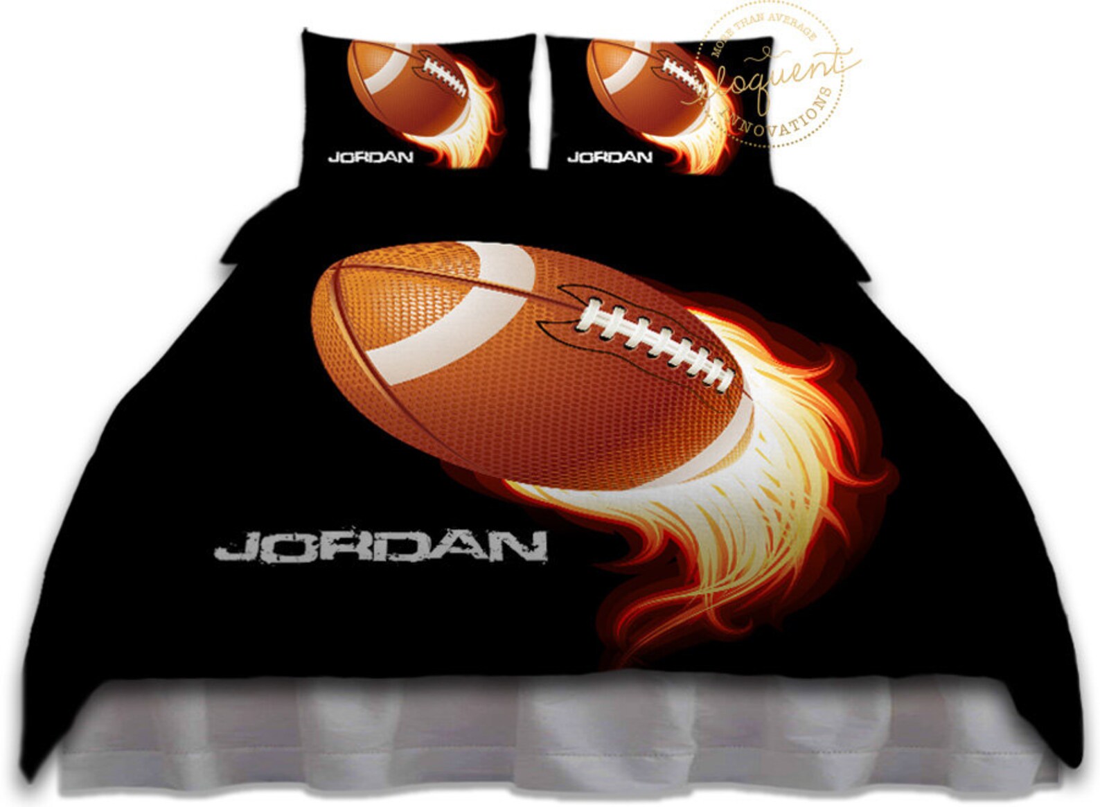 Football Comforter Twin XL Queen King Boys Football Etsy
