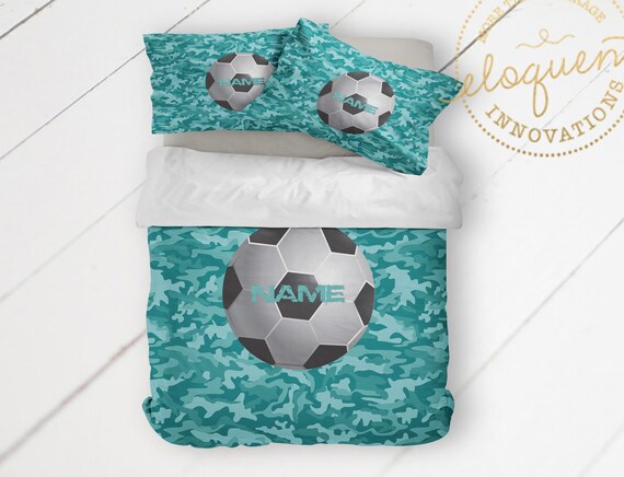 boys soccer bedding
