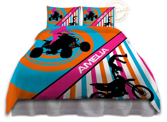 orange kids bedding