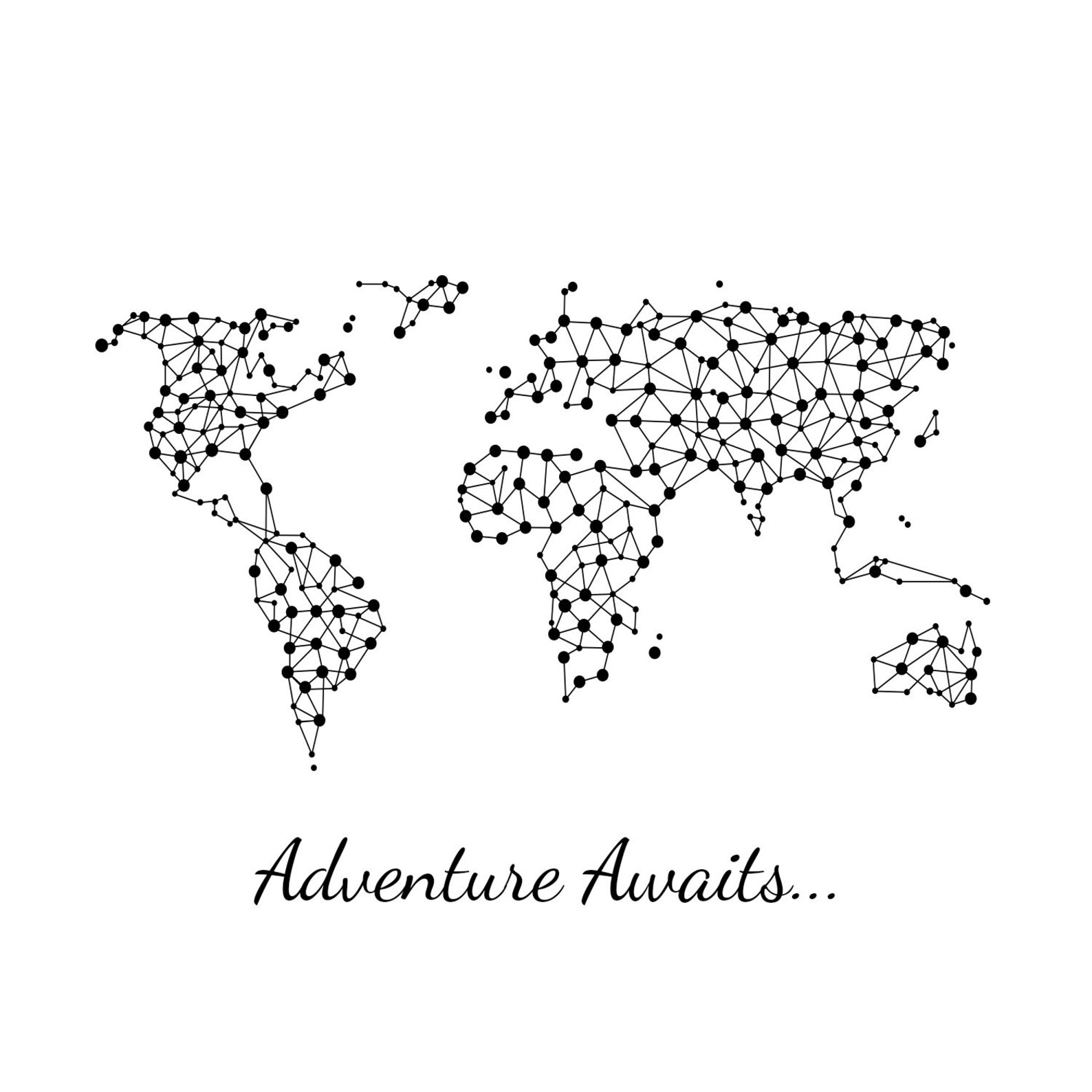 Geometric Baby Bedding Set Adventure Awaits World Map Baby Etsy