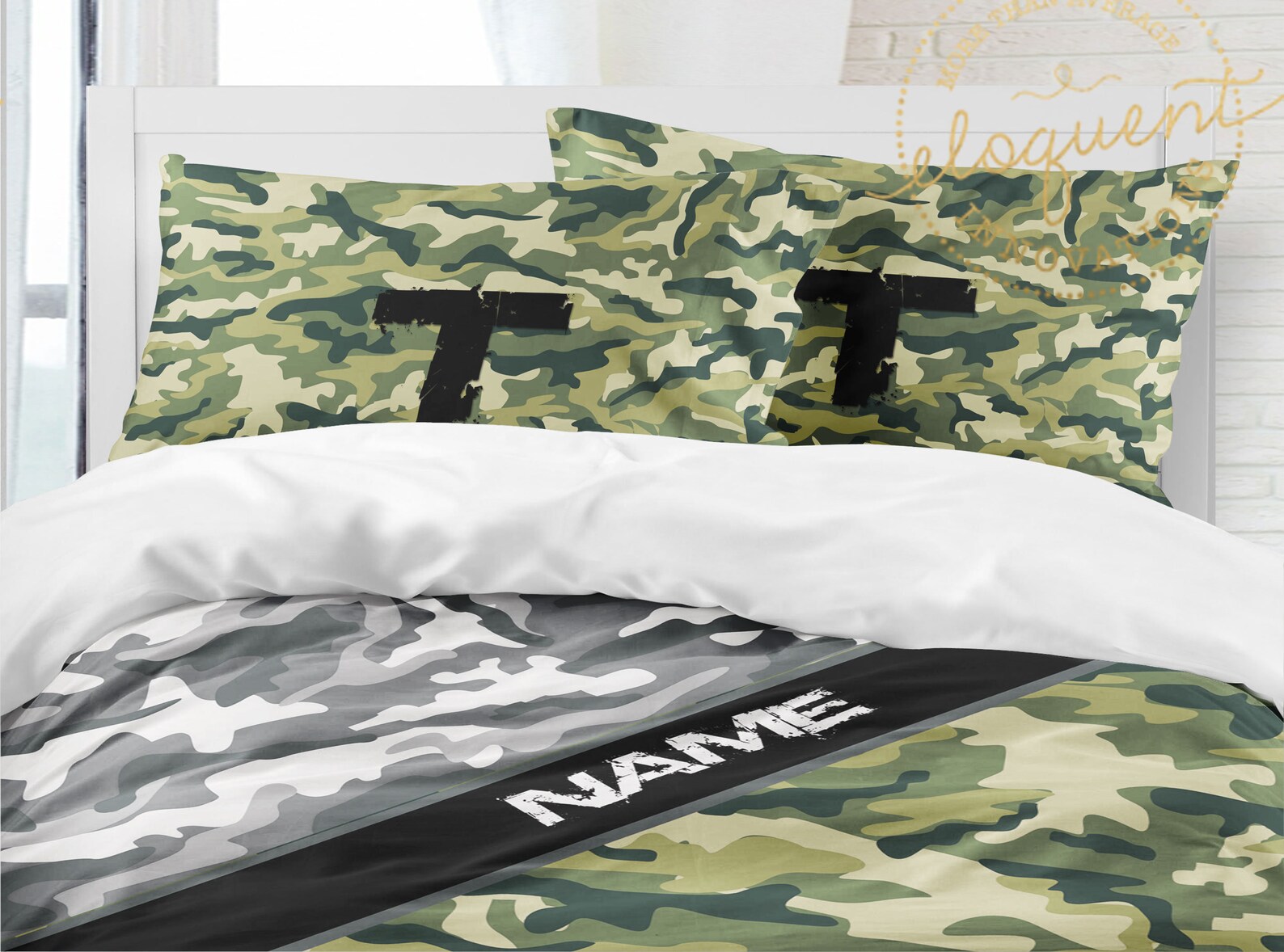 Camo Bedding Camouflage Comforter Bed Comforter Sets Etsy