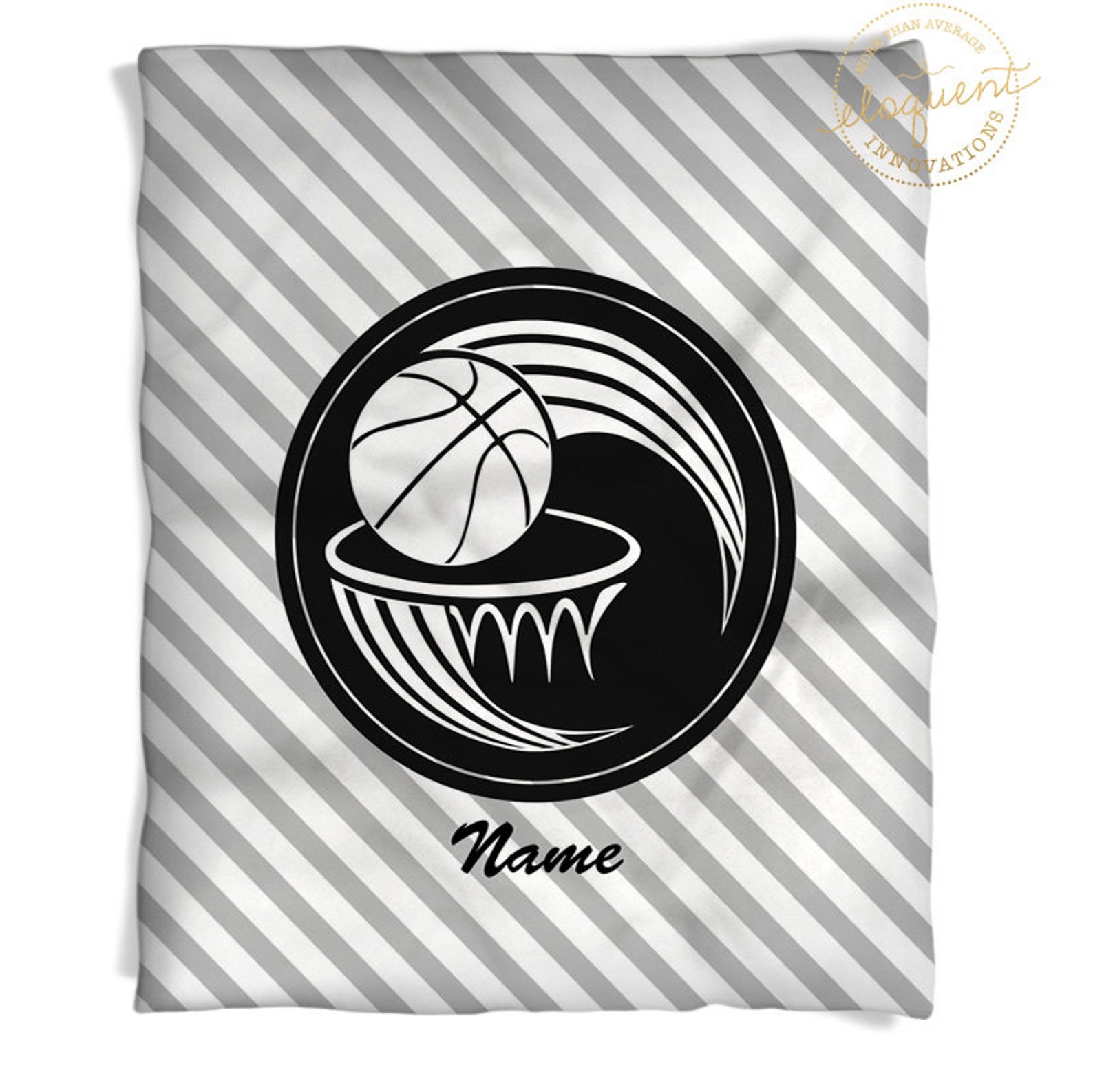Basketball Blankets Fleece Boys or Girls Sports Blanket Etsy