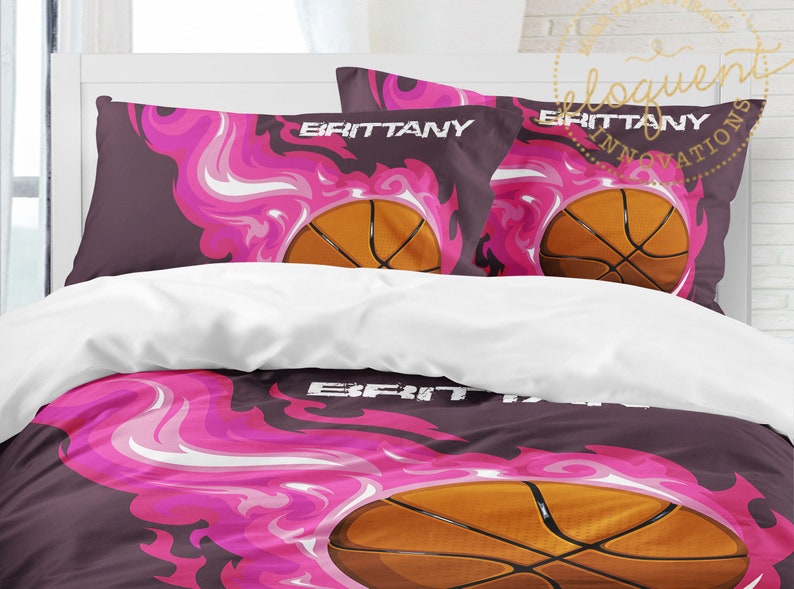 Basketball Bedding Sets Twin Queen King Basketball Bedding Etsy