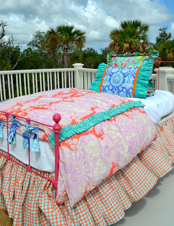 Items similar to Custom FULL 6pc Bedding set by