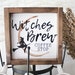 Latteluv02 reviewed Witches Brew Coffee Bar Sign Wood Coffee Bar Decor Halloween Signs Coffee Bar Halloween Decor Farmhouse Halloween Decor