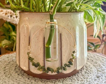 Propagation Sidecar for Plants, Hanging Propagation Jar, Plant Cutting Holder