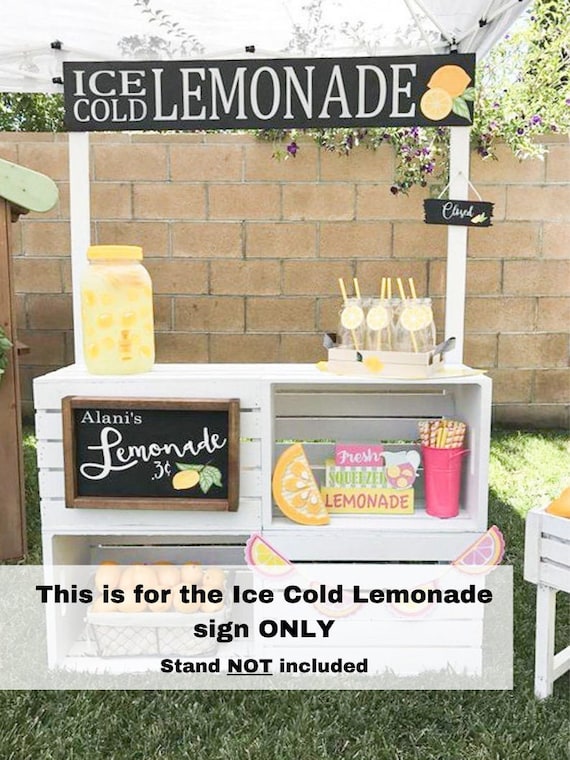 Lemonade Stand Wedding