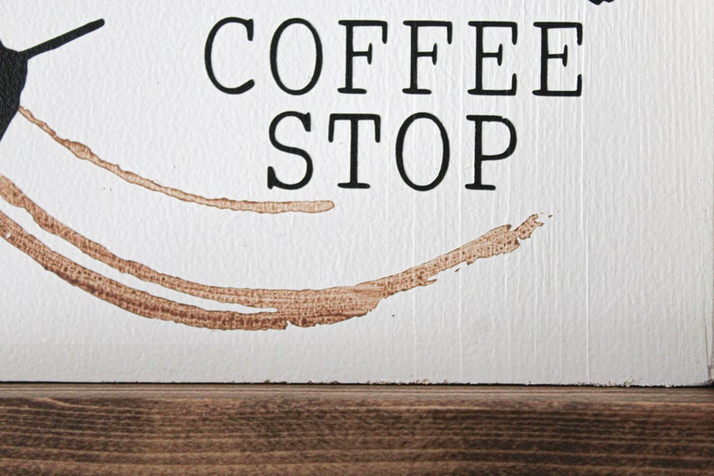 Witches Brew Coffee Bar Sign Wood Coffee Bar Decor Halloween image 6