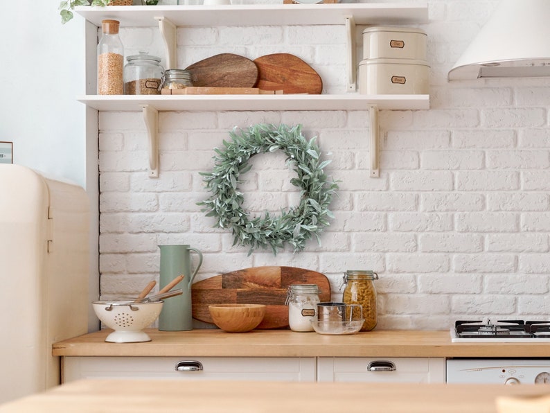 Sage Herb Front Door Wreath Herb Decor Hood Vent Wreath Etsy