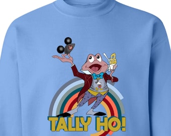 Disney Sweatshirt, Mr. Toad, Tally Ho, Disney World, Disneyland, Vacation, Unisex, Magic Kingdom, Retro