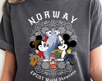 Mickey Mouse Norway Tee Design – Epcot World Showcase (Digital Download)