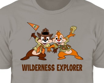 Disney T-Shirts, Animal Kingdom, Disney World, Disney, Vacation Tee, Unisx, Chip and Dale, Up,  Wilderness Explorer, Animal Kingdom