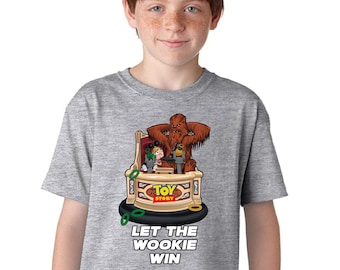 Star Wars - Let The Wookiee Win T-Shirt Grau