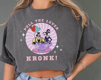 Disney T-Shirts, Kronk, Emperor's New Grove, Funny, Disney World, Disney, Vacation Tee, Unisex, Pull the Lever Kronk, Yzma
