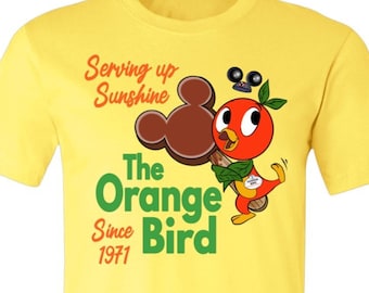 Disney T-Shirts, Orange Bird , Adventureland, Sunshine Tree Terrace, Disney World, Disneyland, vacation tee Magic Kingdom