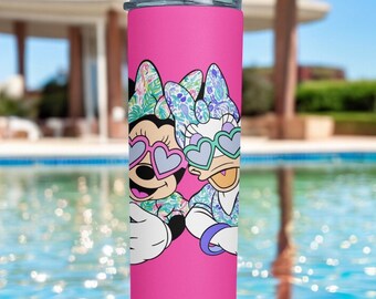 Tropical Minnie and Daisy 20 oz Skinny Tumbler, BFF Travel Cup