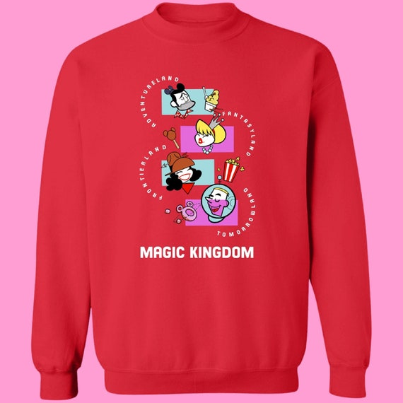 Disney Inspired Sweatshirt, Magic Kingdom, Disney World, Disneyland, Vacation, Unisex, Magic Kingdom, Retro