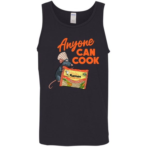 Unisex Disney Tank Top, Remy, Anyone Can Cook, Funny, Ratatouille, Disney World, Disneyland, Vacation Tee