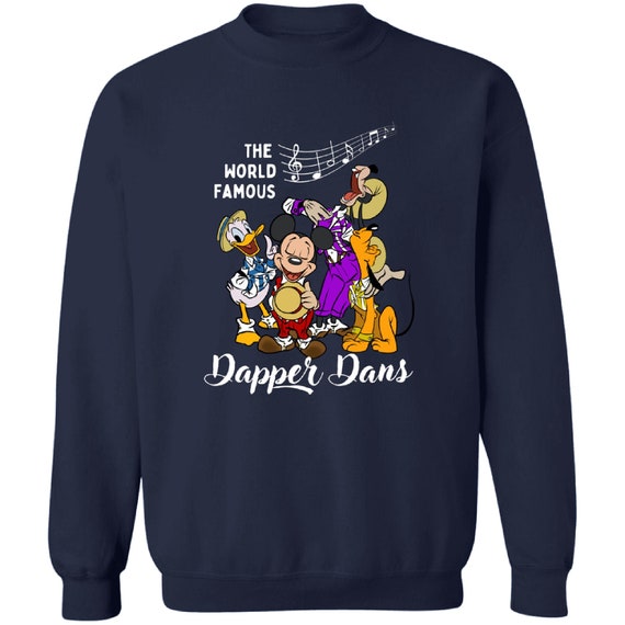 Disney Sweatshirt, Dapper Dans, Mickey Mouse, Donald Duck, Pluto & Goofy, Disney World, Disneyland, Main Street, Magic Kingdom, Unisex