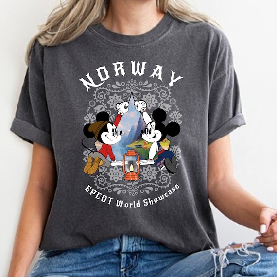 Disney T-Shirts, EPCOT, Norway, Disney World, Disney, Vacation Tee, Unisex, World Showcase, Mickey and Minnie