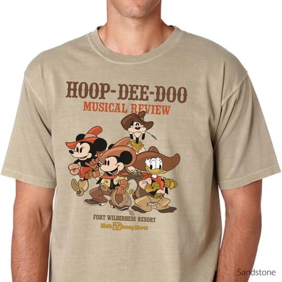 Disney World Hoop Dee Doo Musical Review Tee - Instant Digital Download - Disney's Fort Wilderness Resort Tee - DIY Disney Camping Tee