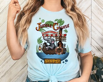 Disney Tee, Jungle Cruise, Skipper, Funny, Walt Disney World, Disneyland, Adventureland, Magic Kingdom, vacation tee, Unisex