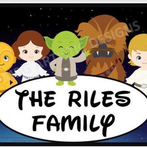 Passeggino Tag - {DIGITAL DOWNLOAD} Personalizzato, Personalizzato, Disney Star Wars Vacation Tag per il tuo passeggino
