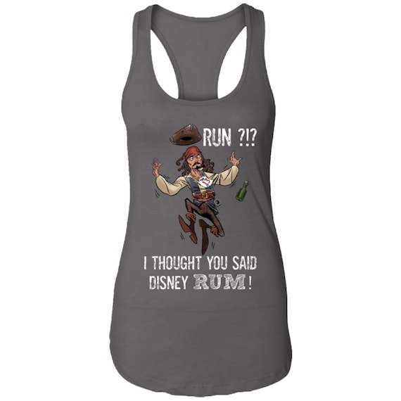 DIsney Tank Top, RunDisney, Pirates of the Caribbean, Jack Sparrow, Rum, Funny, Alcohol, vacation tee, Womens