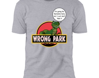 Disney T-shirts, Rex, Toy Story, Jurassic Park, Disney World