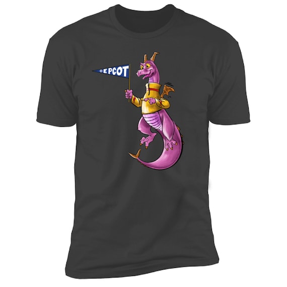 Disney T-Shirts, Figment, EPCOT, Disney World, Disneyland, Retro, Imagination, Vacation Tee