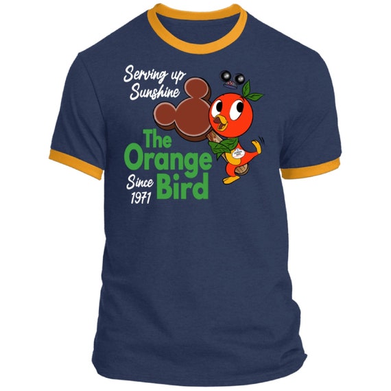 Disney T-Shirts, Orange Bird Ringer Tee, Adventureland, Sunshine Tree Terrace, Disney World, Disneyland, vacation tee Magic Kingdom