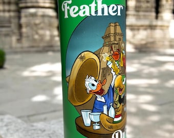 Three Caballeros, Mexico Pavillion, EPCOT, 20 oz Skinny Tumbler, Travel Cup, Hot and Cold, Disney World, Stainless Steel
