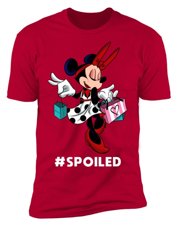 Disney T-Shirts, Minnie, Spoiled, Disney World, Disneyland, Couples Tee, Vacation Tee