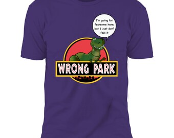 00's Toy Story Rex Jurassic Park Tシャツ Disney Pixar Toy Story T-Shirt Rex Jurassic Park Logo Tee